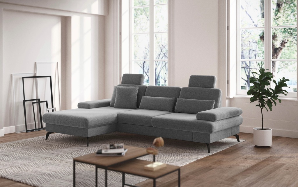 Bild von sit&more Ecksofa "Morris L-Form inkl. Sitztiefenverstellung", wahlweise mit Bettfunktion, Bettkasten und Armteilverstellung
