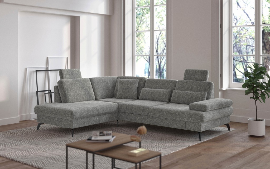 Bild von sit&more Ecksofa "Morris L-Form inkl. Sitztiefenverstellung", wahlweise mit Bettfunktion, Bettkasten und Armteilverstellung