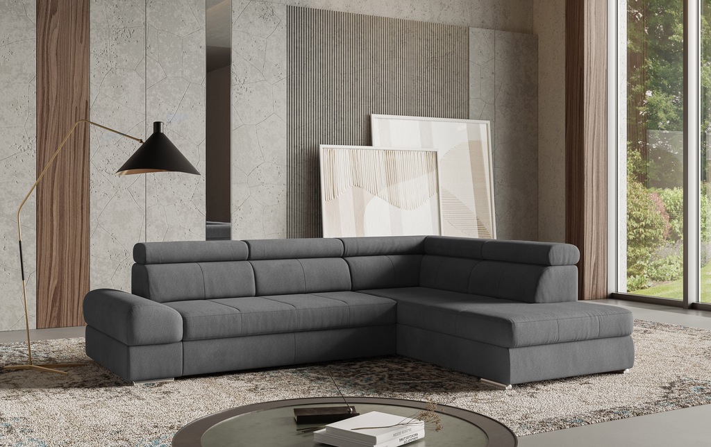 Bild von sit&more Ecksofa "Broadway L-Form", mit verstellbaren Kopfteilen, wahlweise mit Bettfunktion