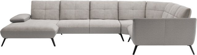 Bild von Places of Style Wohnlandschaft "Mikado U-Form", inkl. Sitztiefenverstellung und Armteilverstellung