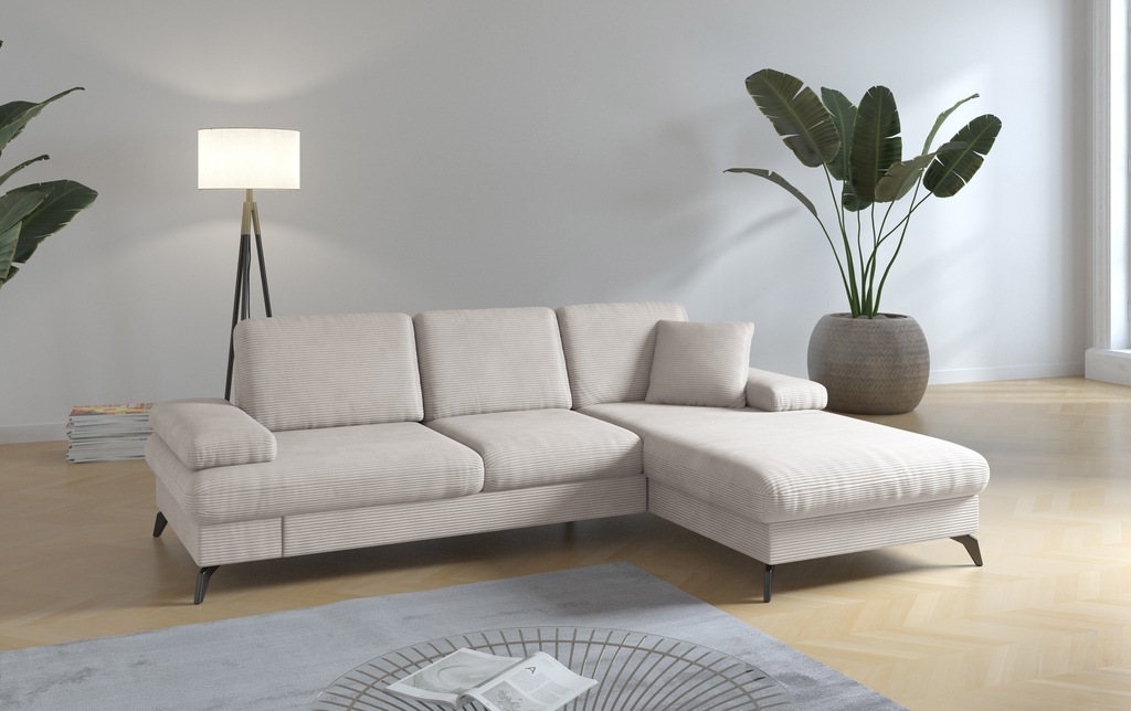 Bild von sit&more Ecksofa "Morris Jubi L-Form, inklusive XXL-Liegefläche, bzw. Schlaffunktion", Bettfunktion, Armteilverstellung und 1 Zierkissen