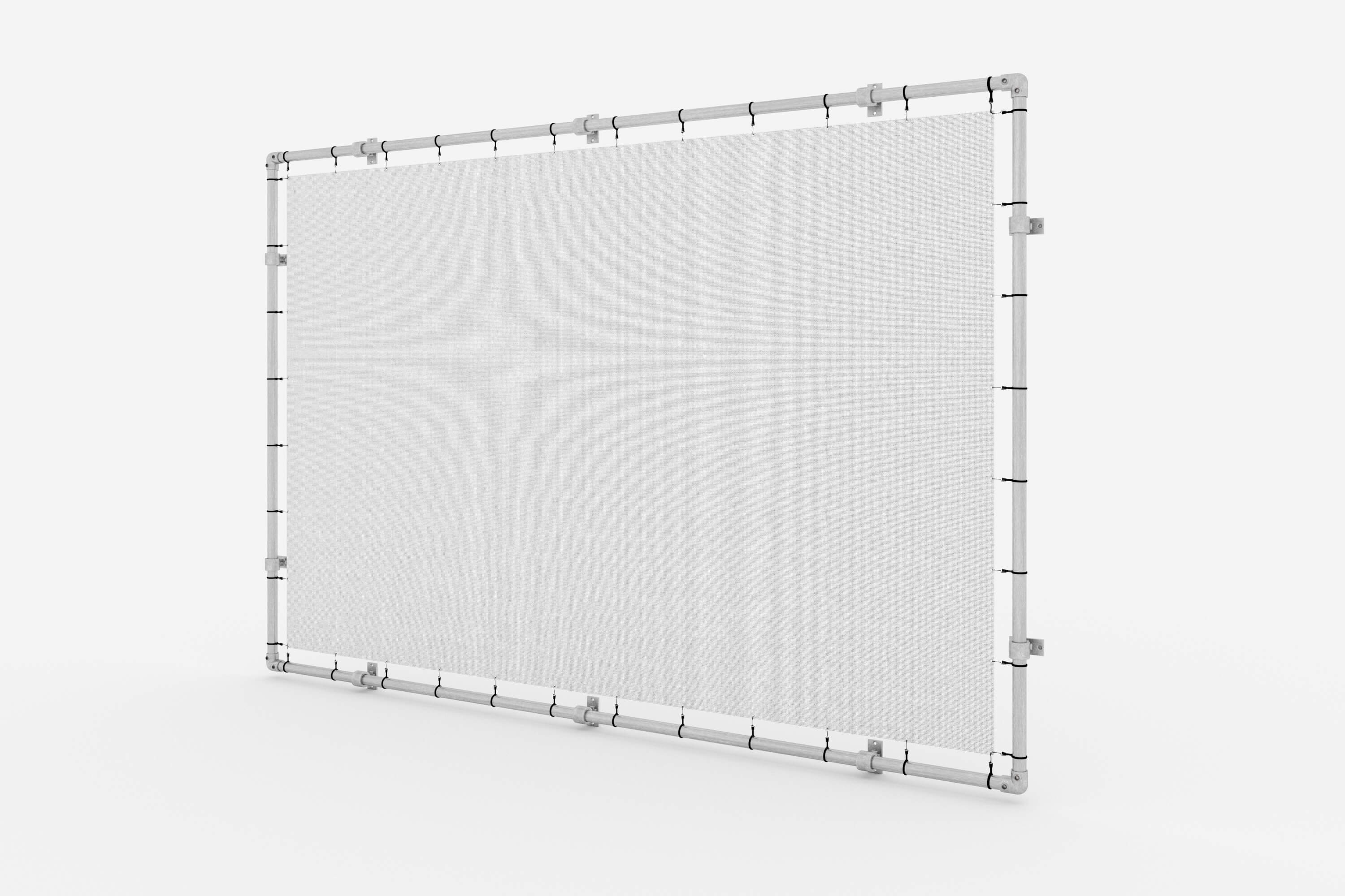Bild von Wandmontage Spannrahmen Alu für Werbebanner 700x500cm