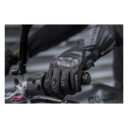 Bild von SHIMA STR-2 Motorradhandschuhe Herren - Touchscreen, Sommer, Sport Leder Handschuhe