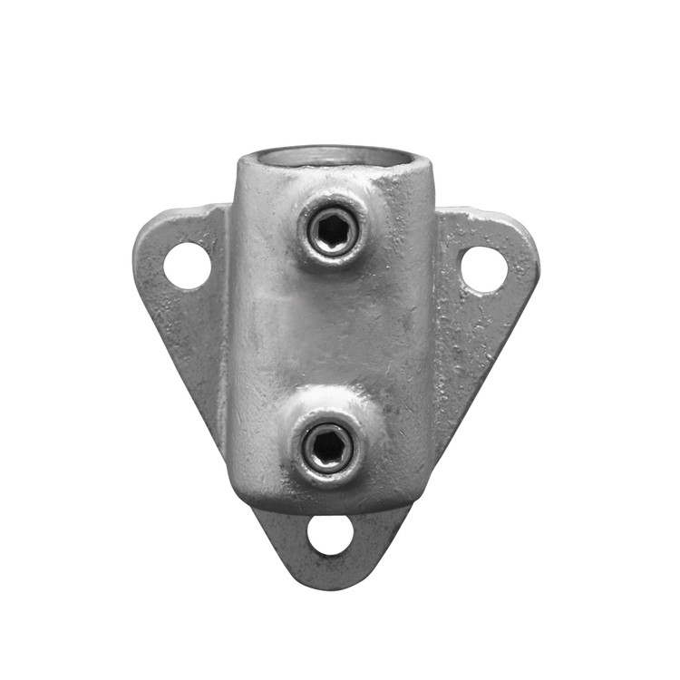 Bild von Rohrverbinder Wandhalter Dreieckflansch - Typ 53C - 33,7 mm