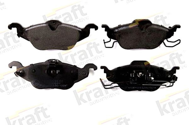 Bild von KRAFT 6001640 Bremsbelagsatz Bremsbeläge, Bremsklötze, Bremssteine Vorderachse inkl. Verschleißwarnkontakt OPEL: Astra G CC, Astra G Caravan