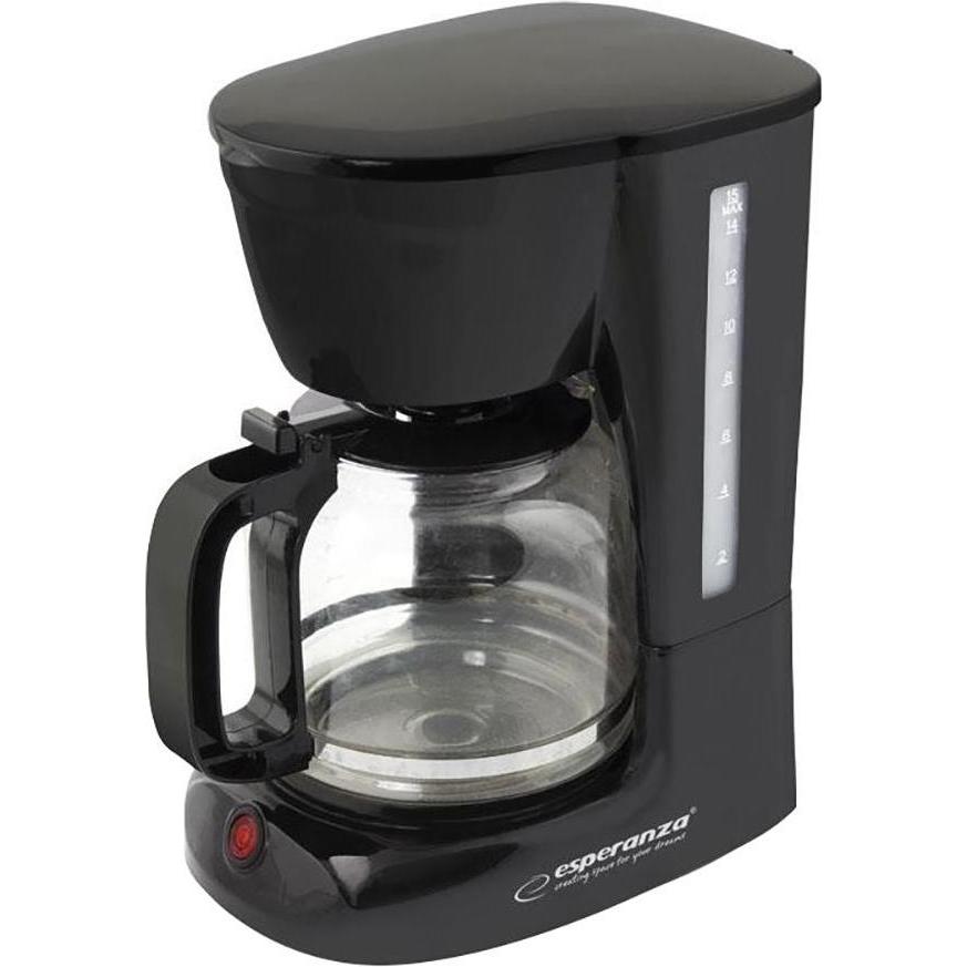Bild von Esperanza EKC005 Kaffeemaschine Filterkaffeemaschine 1 8 l, Filterkaffeemaschine, Schwarz
