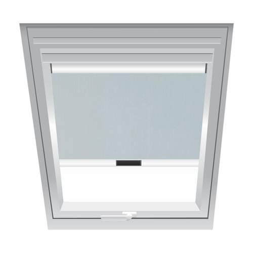 Bild von Roto Verdunklungsrollo Hellgrau 1-V05, 74x118 cm – Ideal für Dachfenster