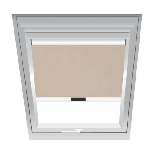 Bild von Roto Sichtschutzrollo Braunbeige 1-R04 – 114x160 cm