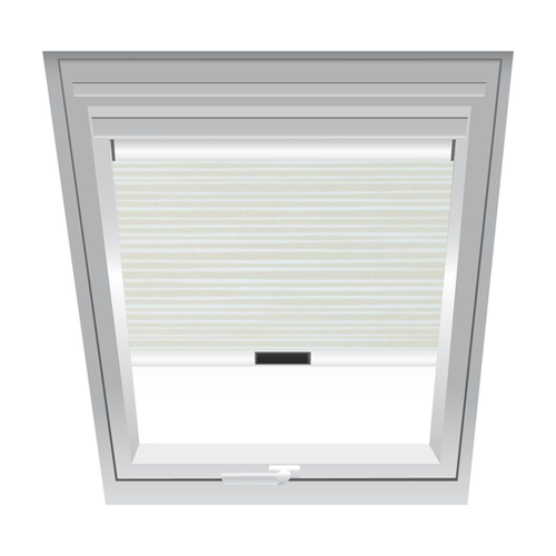 Bild von Roto Sichtschutzrollo Linien-Beige 3-R59 – Perfekte Lösung für Dachfenster