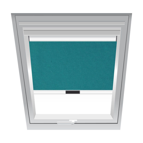 Bild von Roto Verdunklungsrollo Petrol 2-V24 - 94x118 cm für Dachfenster