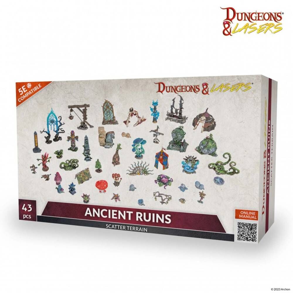 Bild von Archon Studio Dungeons & Lasers Ancient Ruins Gelände D&L Terrain DNL0067 Ruinen
