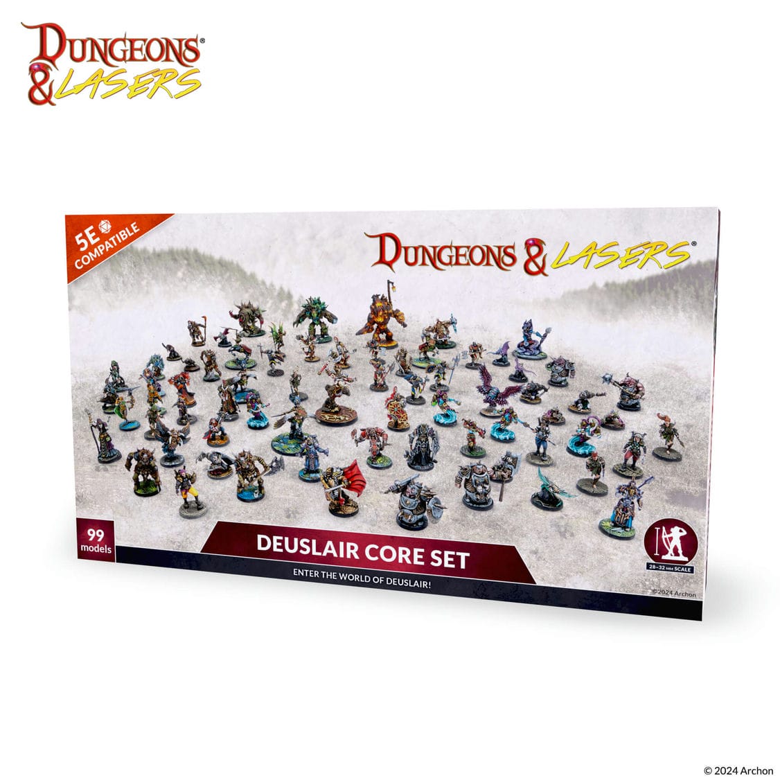 Bild von Archon Studio Dungeons & Lasers Deuslair Core Set DNL0081 Fantasy Miniaturen