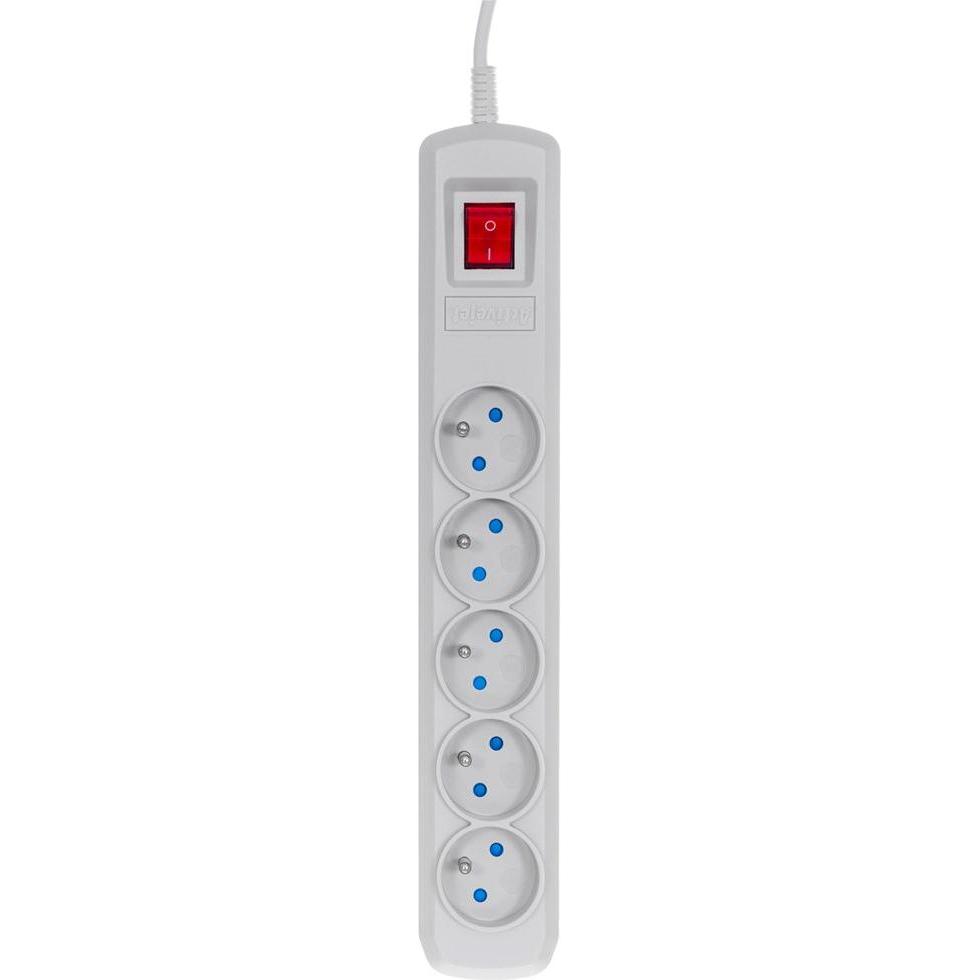Bild von Activejet, Steckdosenleiste, ACP-5GN SZ Verlängerungskabel 5 AC-Ausgänge Indoor (5 x, CEE 7/5, 3 m)