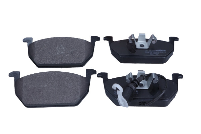 Bild von MAXGEAR 19-2866 Bremsbelagsatz Bremsbeläge, Bremsklötze, Bremssteine Vorderachse mit integriertem Verschleißsensor VOLKSWAGEN: Golf 7, GOLF 6