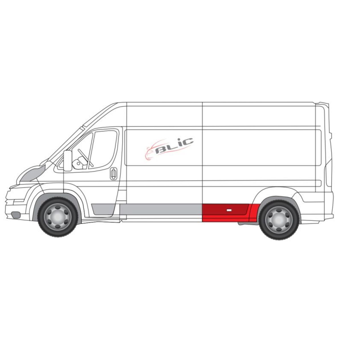 Bild von Reparatur, Kotflügel BLIC 6504-03-2098583P