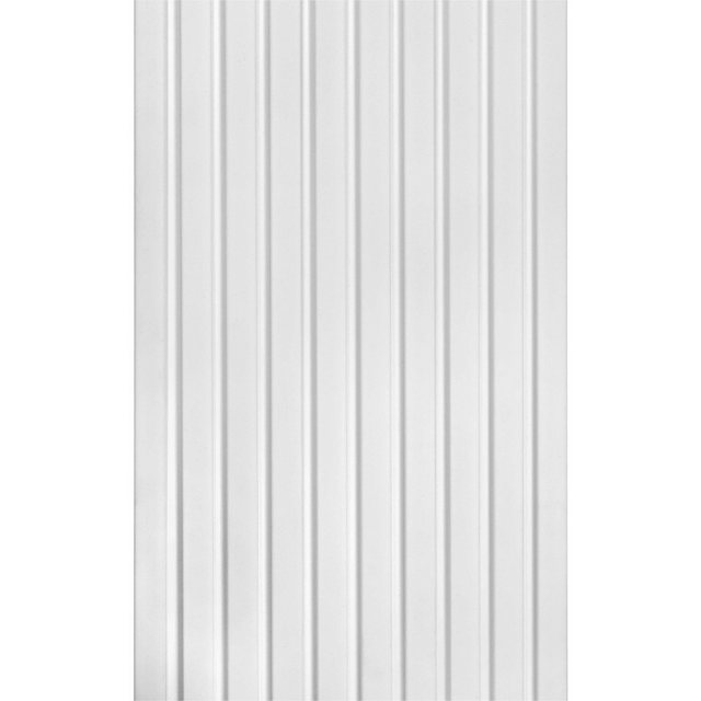 Bild von Mardom Medio Wandpaneel L0201T Polyforce 12 x 121 x 2000 mm Weiß Akustikpaneel überstreichbar