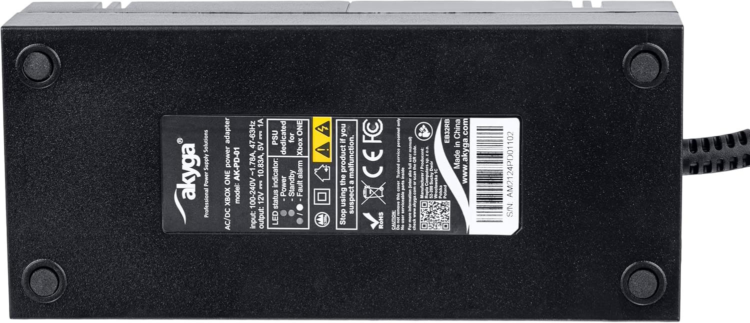 Bild von Akyga Xbox One Power Supply AK-PD-01 12V / 10.83A, 5Vsb / 1A / 135W