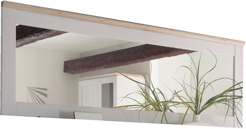 Bild von HBZ Spiegel »Romance Landhaustil, BxHxT 96x92x4 cm«, (1 St.), Absetzung in Eiche San Remo hell