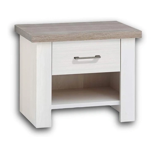 Bild von Nachtkommode  Luca ¦ weiß ¦ Maße (cm): B: 51 H: 46 T: 43 Tische > Nachttische - Sconto
