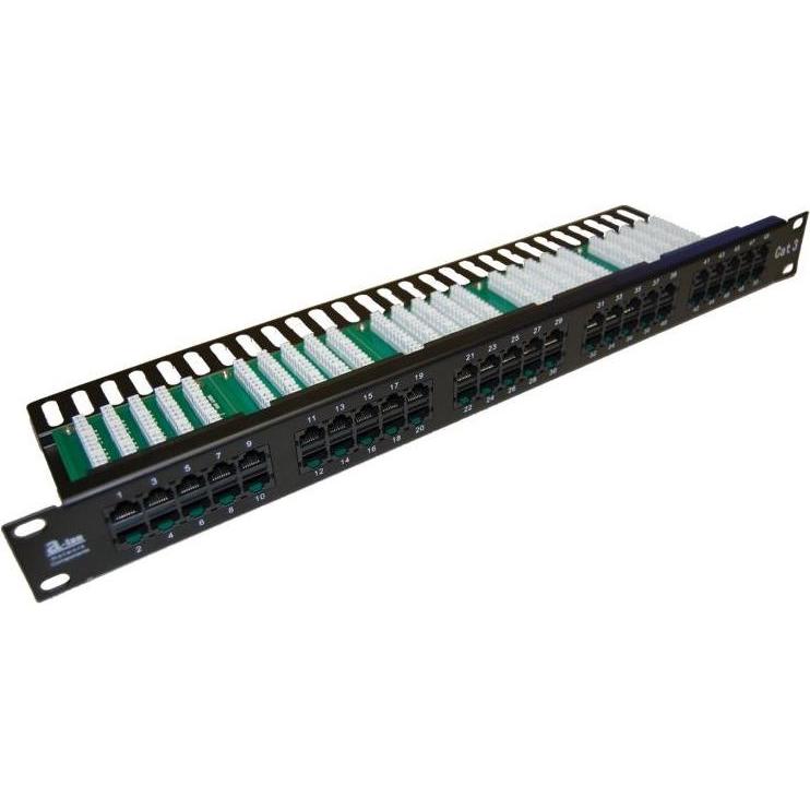 Bild von Alantec 007 Patch Panel 1U, Server Zubehör, Schwarz
