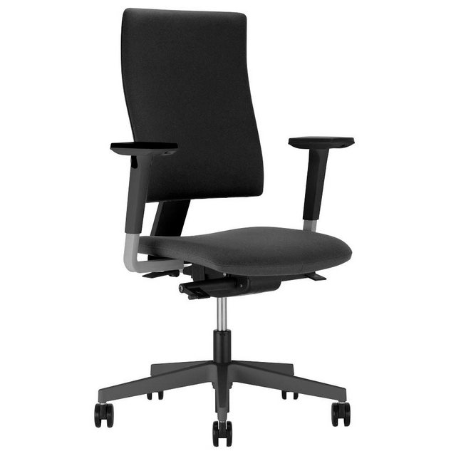 Bild von Nowy Styl Bürostuhl 1 Bürodrehstuhl mit Armlehnen 4ME schwarz