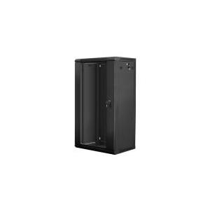 Bild von Lanberg WF01-6422-10B Rack 22U Wandmontiertes Regal (22 HE, 19 Zoll Rack), Serverschrank, Schwarz