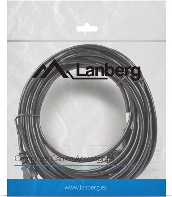 Bild von Lanberg CA-C13C-11CC-0100-BK Stromkabel Schwarz 10 m C13-Koppler CEE7/7 (CA-C13C-11CC-0100-BK)