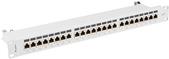 Bild von Lanberg Patchpanel 24-Port 1U 19 Cat. 7 FTP geschirmt grau (PPS7-1024-S)