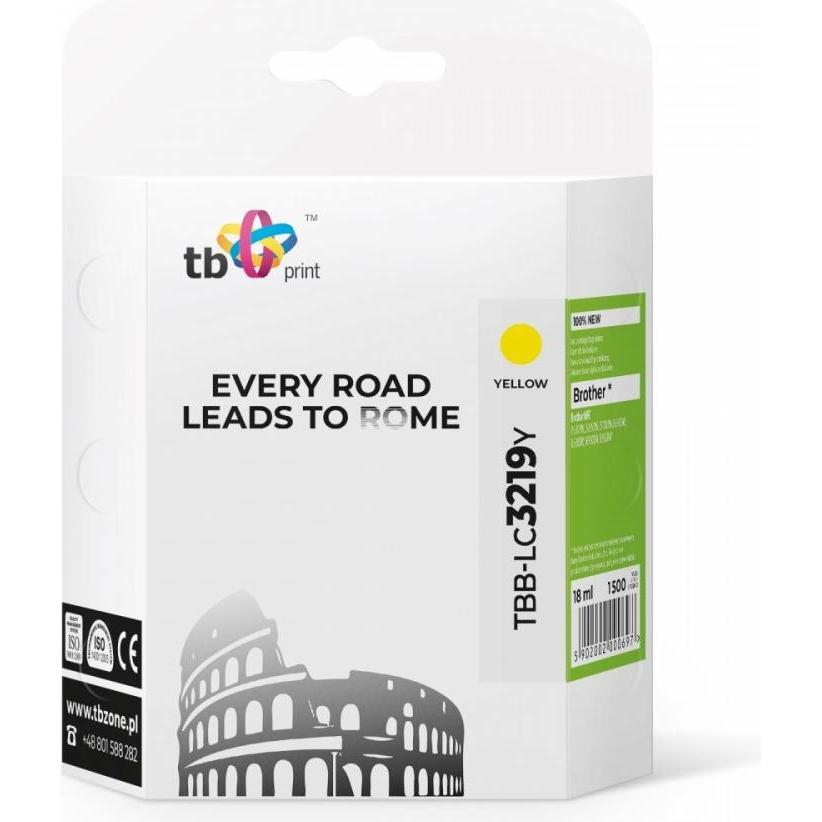 Bild von Print TBB-LC3219Y ink cartridge 1 pc(s) Compatible Yellow (Y), Druckerpatrone