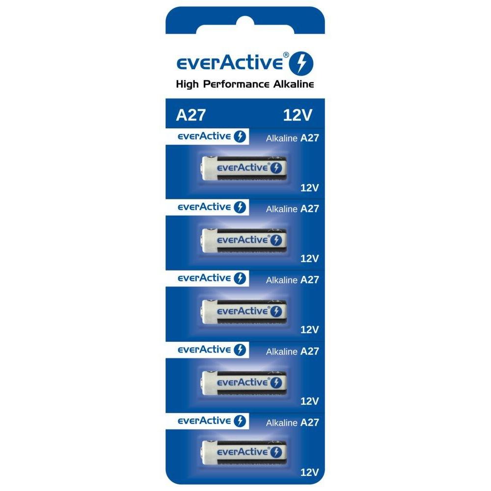 Bild von Everactive 27A 12V Blisterverpackung (5 Stk., A27, 25 mAh), Batterien + Akkus