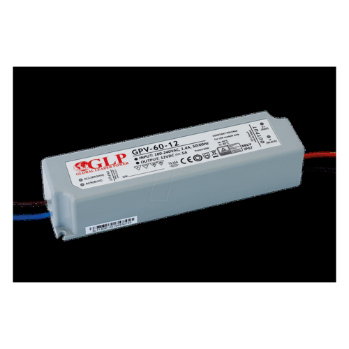 Bild von GLP GPV-60-5 - LED-Netzteil, 40 W, 5 V DC, 8 A, IP67