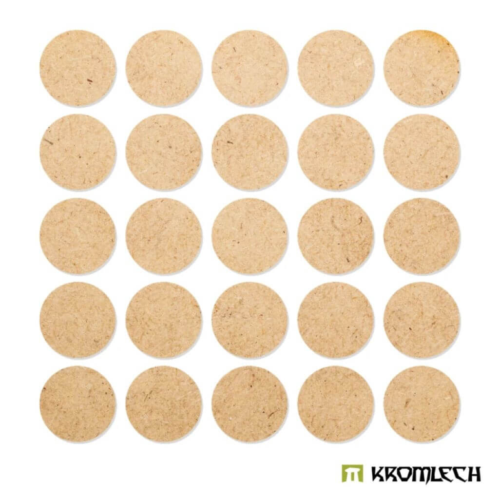 Bild von 40mm Flache Bases (1,5mm HDF) 25x