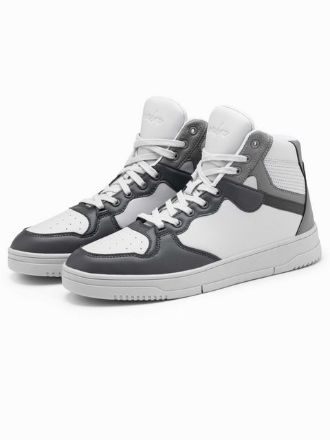 Bild von OMBRE Isolierte Sneaker Schuhe Mit Hohem Schaft Grau V2 43 für Herren - 44