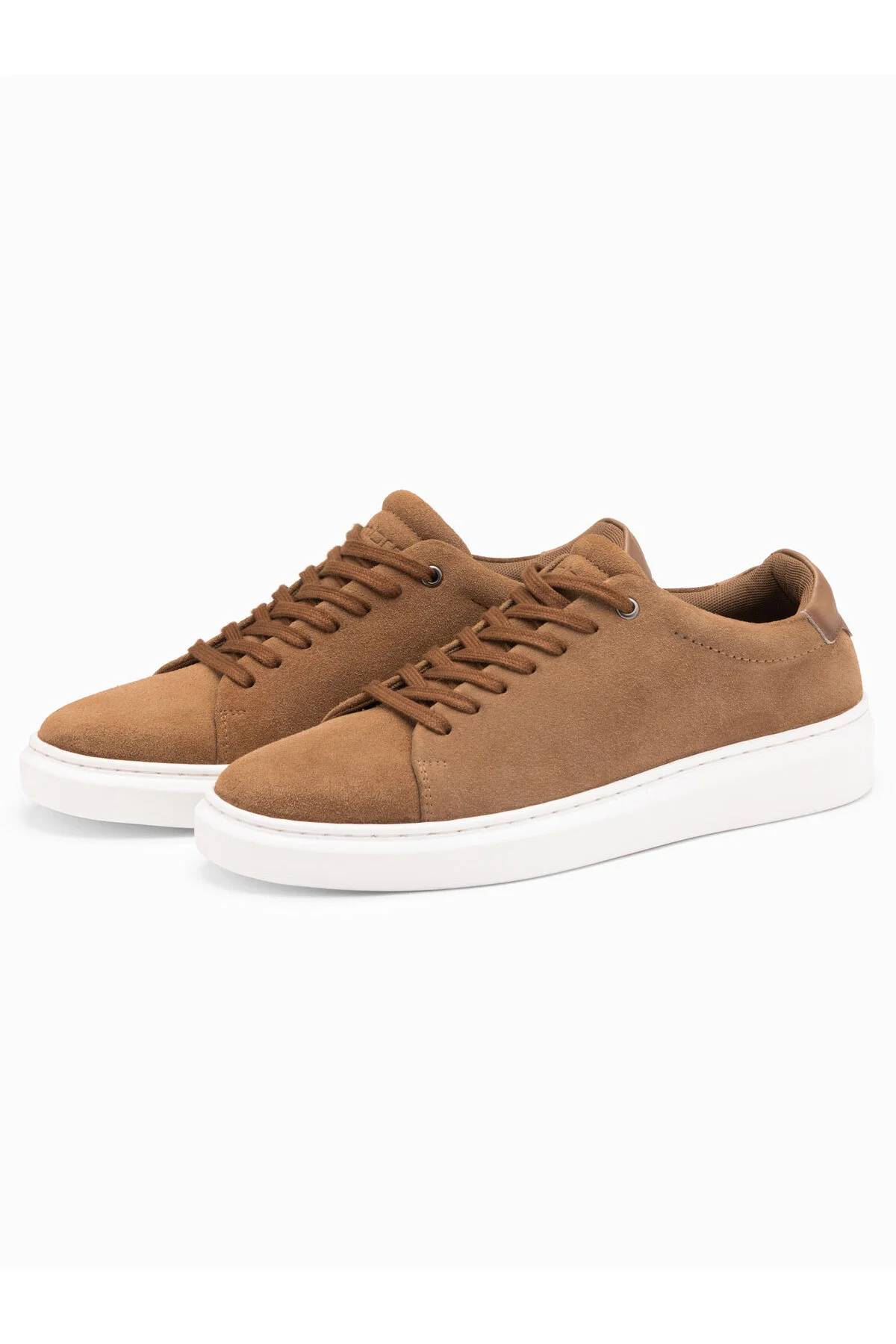 Bild von OMBRE Klassische Sneaker Aus Weichem Wildleder Hellbraun V1 42 für Herren - 40