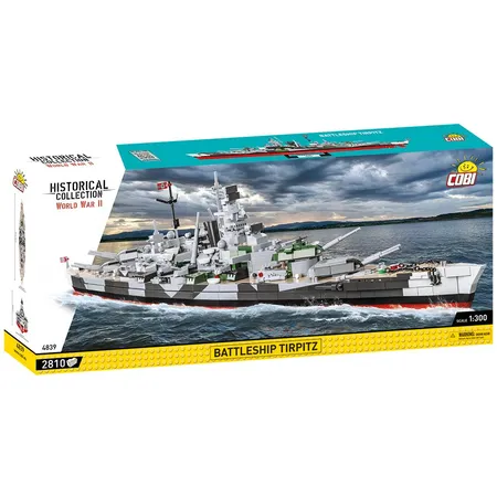 Bild von COBI COBI Historical Collection 4839 - Battleship Tirpitz, Schlachtschif... Konstruktions-Spielset