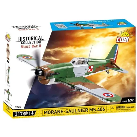 Bild von COBI Modellauto -5724 - Konstruktionsspielzeug - 317 PCS MORANE-SAULNIER MS.406