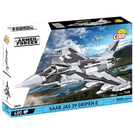 Bild von COBI Konstruktions-Spielset COBI Armed Forces 5820 - Saab JAS 39 Gripen E, 480 Klemmbausteine, ...