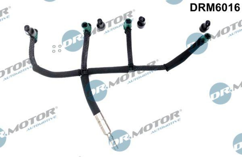 Bild von DR.MOTOR AUTOMOTIVE DRM6016 Schlauch, Leckkraftstoff Common Rail mit Anschlussteilen FORD: Galaxy Mk2 MPV, S-Max Mk1, MONDEO 4 Turnier