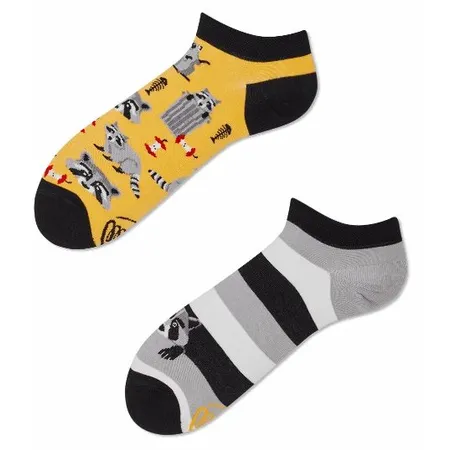 Bild von Many Mornings Sneakersocken Many Mornings Sneaker Raccoon Bandit (1-Paar)