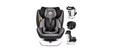 Bild von Lionelo Bastiaan 360 Baby Car Seat Grey Black Base