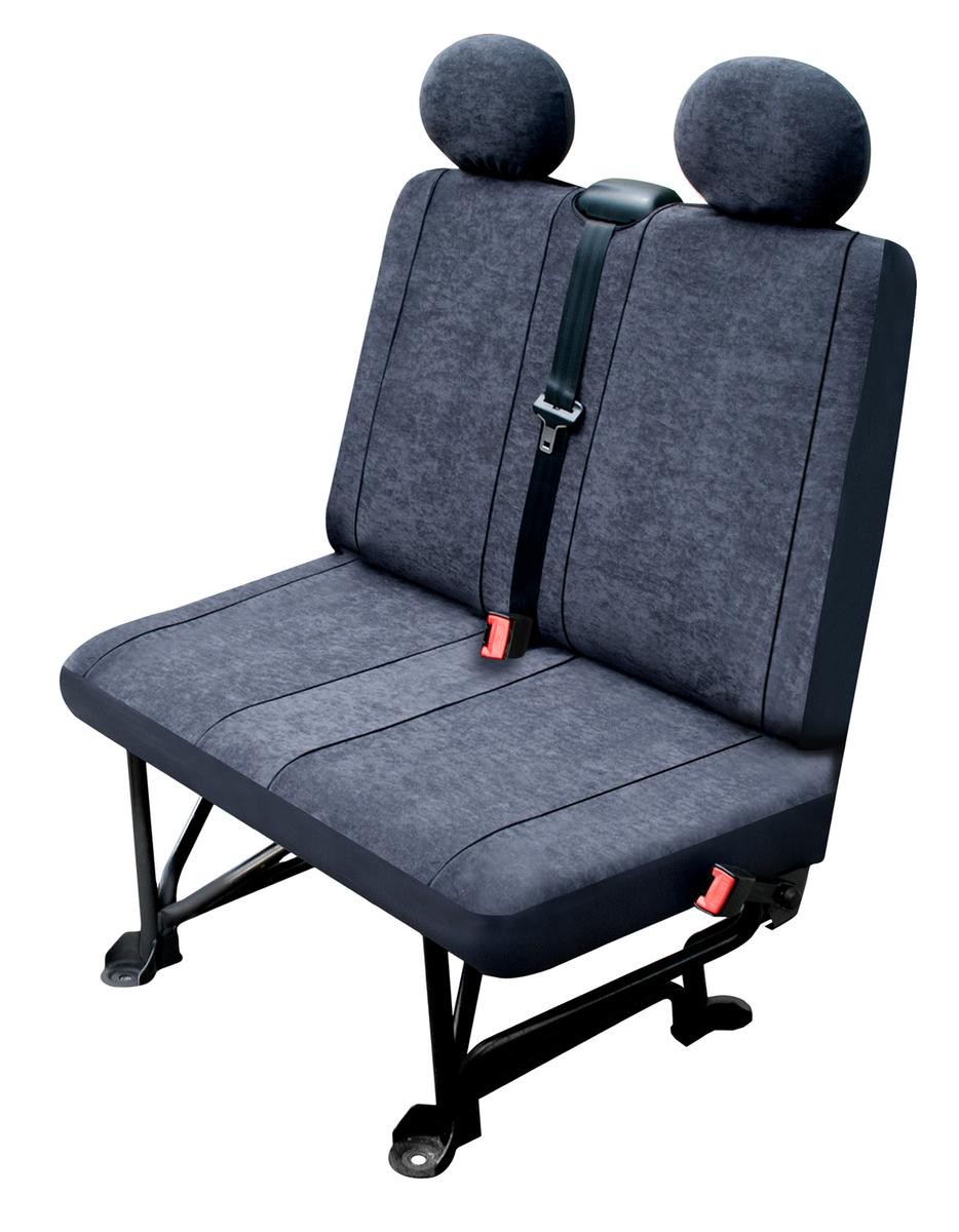 Bild von CARPASSION BUS II Elegance 30212 Sitzschonbezug grau, Graphit Polyester vorne VOLKSWAGEN: Transporter 5, Transporter 5 Bus, Transporter 6 Bus