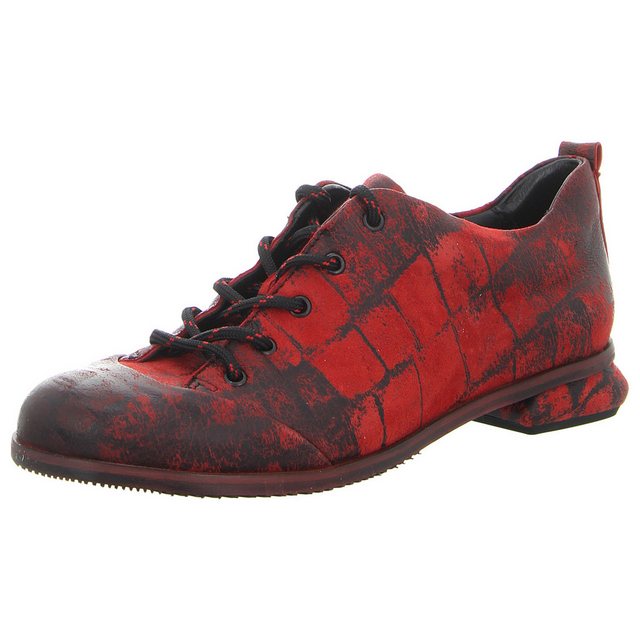 Bild von Simen  Halbschuhe Schnuerschuhe 7307A ROT-SCHWARZ