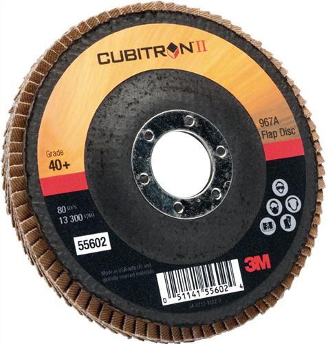 Bild von 3M Fächerscheibe 10er Pack 3M 65069 Fächerscheibe Cubitron II 967A D. 125 mm Körnung