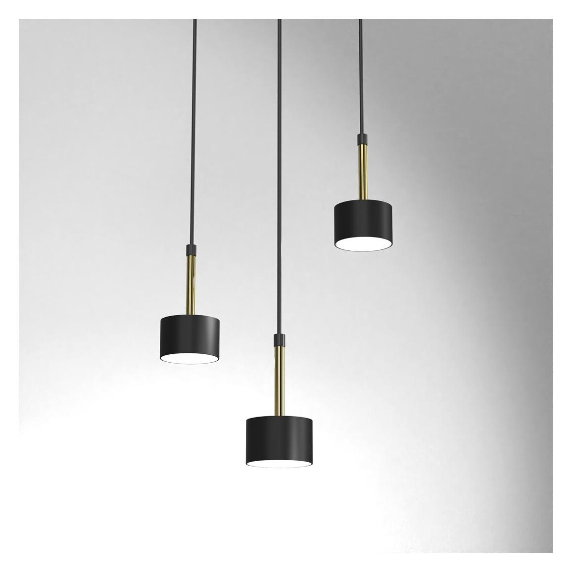 Bild von Milagro, Pendelleuchte, ARENA BLACK/GOLD Pendelleuchte 3xGX53 (GX53)