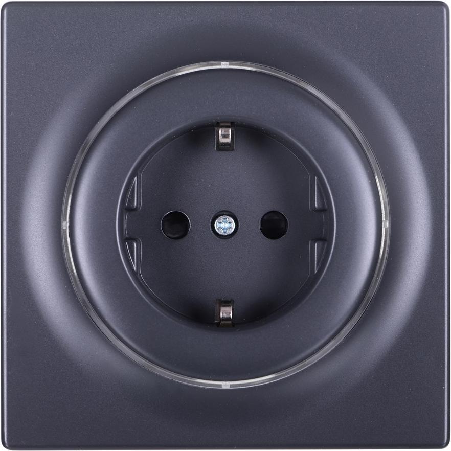 Bild von Fibaro - Walli n Outlet Typ f - Anthrazit - Klassisches Grundelement