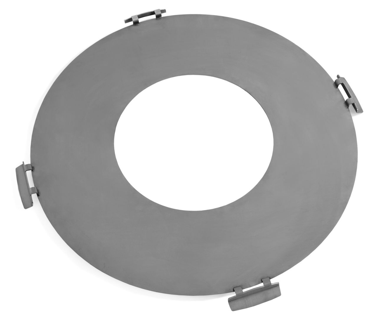 Bild von rostfreie Grillplatte für Feuerschale Ø80 100 cm Feuerplatte Rost Stahl Griffe