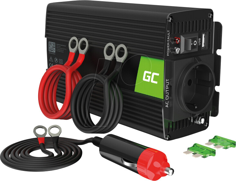 Bild von Green Cell INV04DE Netzteil & Spannungsumwandler Universal 500 W Schwarz (INV04DE)