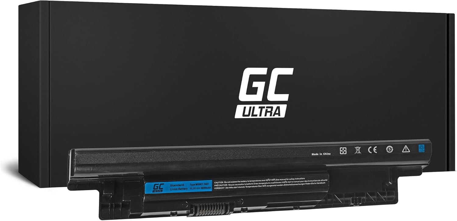 Bild von GreenCell Cell DE69ULTRA Notebook-Ersatzteil Akku (6 Zellen, 6800 mAh), Notebook Akku, Schwarz
