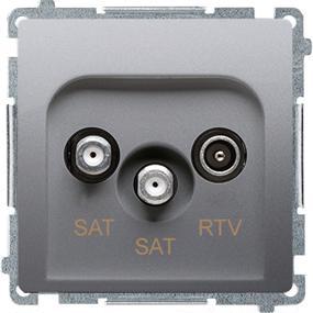 Bild von Kontakt, Steckdose, BMZAR+SAT3.1-P2.01/43