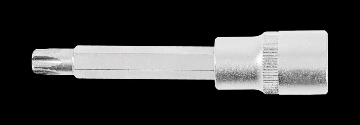 Bild von Hogert Technik HT1S549 Steckschlüsseleinsatz 1/2 Torx DIN 3120 T30 Chrom-Vanadium-Stahl, Werkzeugstahl